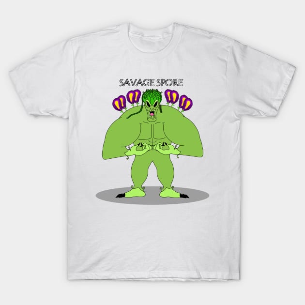 Adult Savage Spore T-Shirt by garciajey